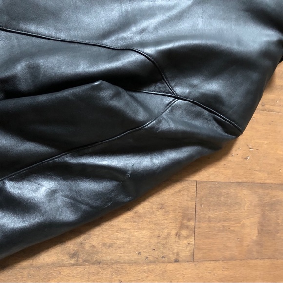 Burk's Bay Ladies Black Napa 100% Leather Jacket - Picture 4 of 4